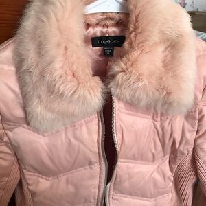XS Bebe Fur Winter Coat